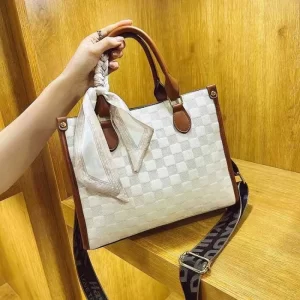 Casual Office Beige Satchel Sling Bag For Women