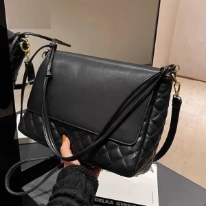 Female Casual Black Sling Bag For Daily Use