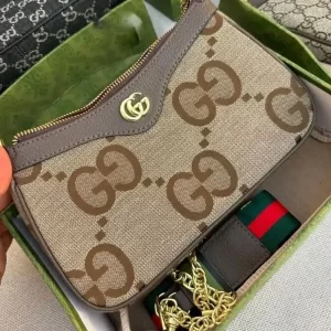 Gucci Ophidia Big GG Design Copy Sling Beige Bag Dupe
