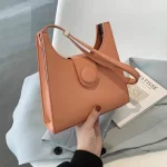 Retro Messenger Underarm Shoulder Tan Bag For Girls